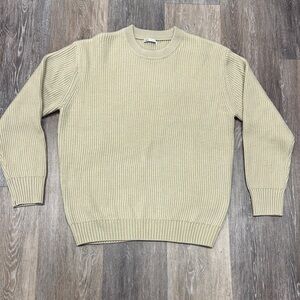 Zara Men's Cream Sweater size M